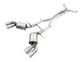 AWE Touring Edition Cat-back Exhaust for Gen6 Camaro SS / ZL1 / LT1 - Resonated - Chrome Silver Tips (Quad Outlet) - Primary