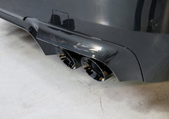AWE Touring Edition Axle Back Exhaust for BMW F10 M5, Diamond Black Tips - Mounted