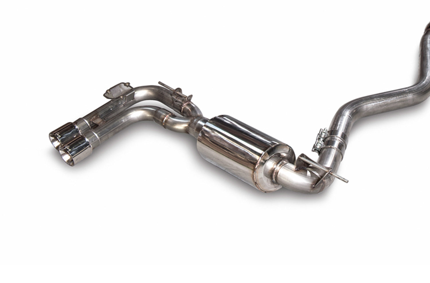 AWE Touring Edition Axle-back Exhaust for BMW F3X 28i / 30i, Single Side - Chrome Silver Tips (80mm) - Primary
