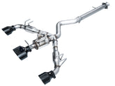 AWE Track Edition Exhaust for GR Corolla - Diamond Black Tips - Primary