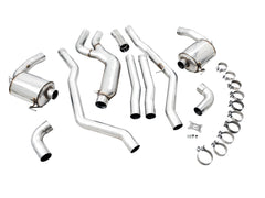 AWE Non-Resonated Touring Edition Exhaust for G2X M340i / M440i - OE Tips - out of package