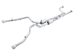 AWE 0FG Catback Exhaust for RAM TRX - Chrome Silver Tips - Primary