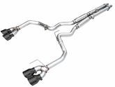 AWE Track Edition Exhaust for S650 Ford Mustang GT Fastback - Quad Diamond Black Tips - Primary