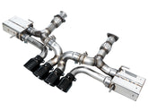AWE SwitchPath Exhaust for C8 Corvette Z06 - Diamond Black Tips - Primary