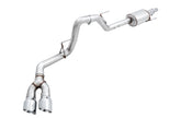 AWE 0FG Single Exit Exhaust for '15-'20 F-150 - 4.5" Chrome Silver Tips - Primary