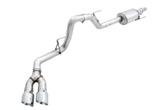 AWE 0FG Single Exit Exhaust for '15-'20 F-150 - 4.5" Chrome Silver Tips - Primary