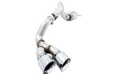 AWE 0FG Exhaust with BashGuard for Ford Ranger - Dual Chrome Silver Tips - Primary