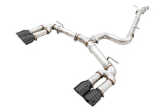 AWE Track Edition Exhaust for Audi 8V S3 - Diamond Black Tips, 102mm - Primary