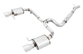 AWE Touring Edition Exhaust for VW Golf Alltrack / Sportwagen 4Motion - Chrome Silver Tips - Primary