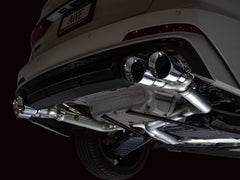 AWE Track Edition Exhaust for Audi C8 S6/S7 - Chrome Silver Tips - Mounted