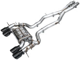 AWE SwitchPath™ Exhaust for BMW G87 M2 - Diamond Black Tips - Primary