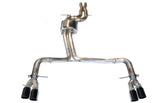 AWE Track Edition Exhaust for Audi S5 3.0T - Diamond Black Tips (102mm) - Primary