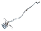 AWE Track Edition Exhaust for FL5 Civic Type R - Triple Chrome Silver Tips - Primary