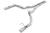 AWE Track Edition Cat-back Exhaust for S550 Mustang GT - Dual Tip - Chrome Silver Tips - Primary