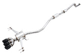 AWE Touring Edition Exhaust for FK8 Civic Type R (includes Front Pipe and DualPhase Mid Pipe) - Triple Diamond Black Tips - Primary