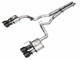 AWE SwitchPath™ Exhaust for S650 Ford Mustang GT Fastback - Quad Diamond Black Tips - Primary