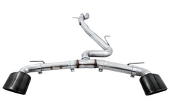 AWE Track Edition Exhaust for Audi MK3 TT RS - Diamond Black RS-style Tips - Primary