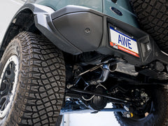 AWE 0FG Catback Exhaust for Ford Bronco with BashGuard™ - no tips - Mounted