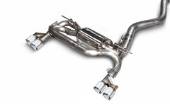 AWE Touring Edition Axle-back Exhaust, Quad Outlet for BMW F3X N20/N26 328i/428i - Chrome Silver Tips (80mm) - Primary