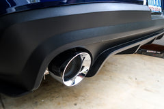 AWE Track Edition Axle-back Exhaust for the S197 Ford Mustang GT - Chrome Silver Tips - Mounted
