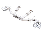 AWE Track Edition Exhaust for C8 Corvette -- Chrome Silver Tips - Primary