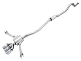 AWE Touring Edition Exhaust for 10th Gen Civic Si Coupe / Sedan (includes Front Pipe) - Triple Chrome Silver Tips - Primary