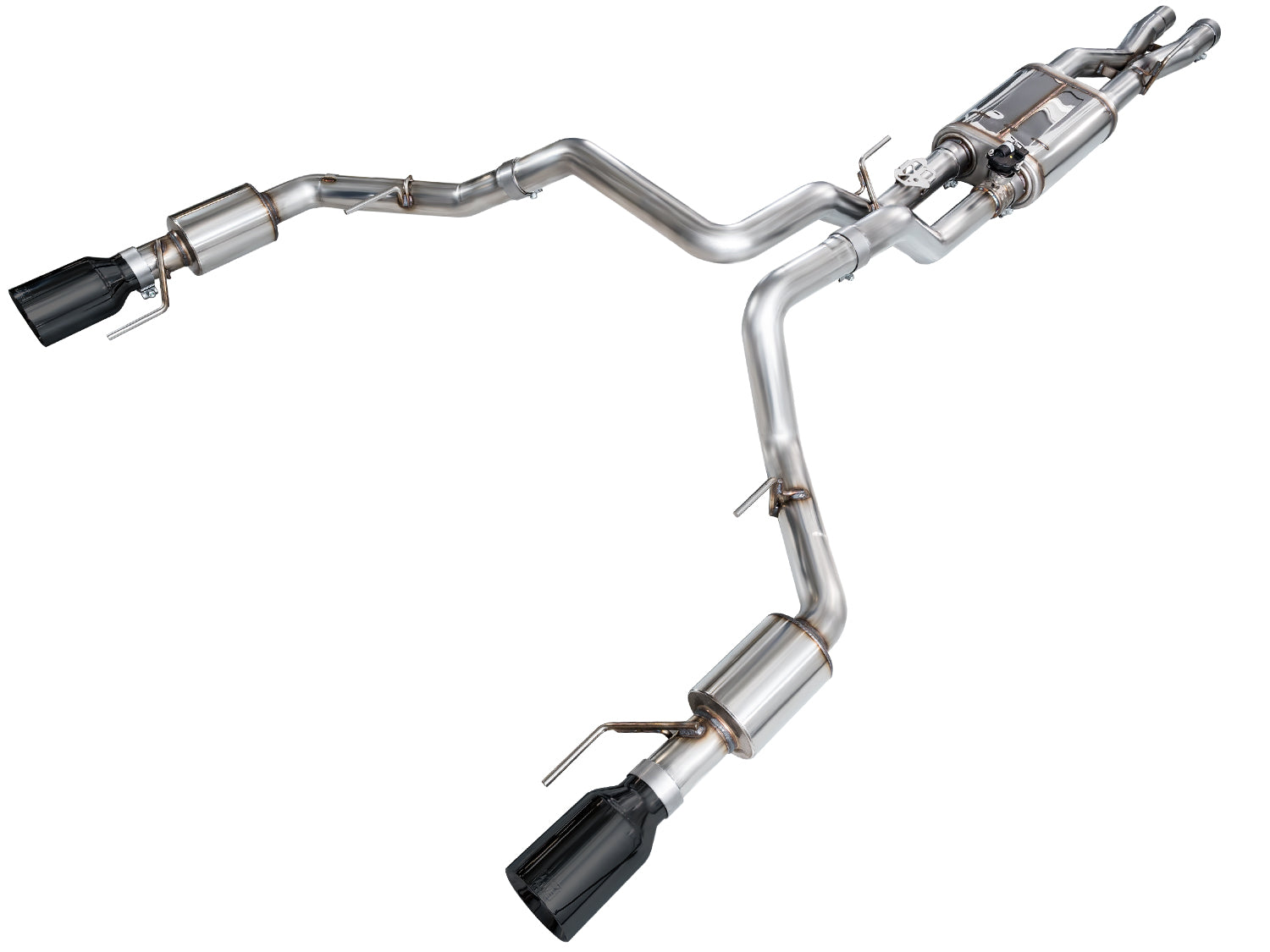 AWE SwitchPath™ Exhaust for Gen 3 Raptor R - Diamond Black Tips - Primary