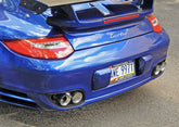 AWE Performance Exhaust for Porsche 997.2 Turbo / S - Chrome Silver Quad Tips - Primary