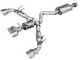 AWE Touring Edition Exhaust for GR Corolla - Chrome Silver Tips - Primary