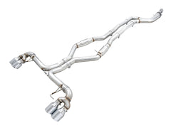 AWE Track Edition Exhaust for G2X M340i / M440i - Chrome Silver Tips - Primary