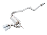 AWE Touring Edition Cat-back Exhaust for Ford Focus ST - Resonated - Chrome Silver Tips - Primary