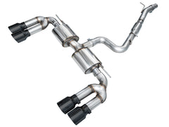 AWE Touring Edition Exhaust for Audi 8Y S3 - Diamond Black Tips - Primary