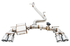 AWE SwitchPath™ Exhaust for MK7.5 Golf R - Chrome Silver Tips, 102mm - Primary