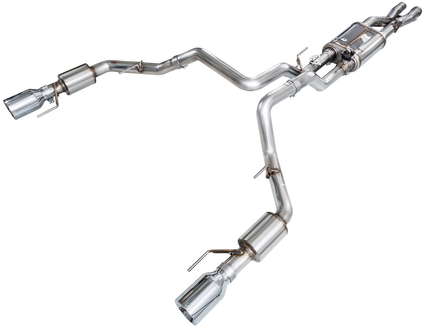 AWE SwitchPath™ Exhaust for Gen 3 Raptor R - Chrome Silver Tips - Primary