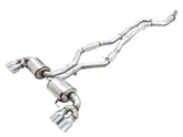 AWE Resonated Touring Edition Exhaust for G2X M340i / M440i - Chrome Silver - Primary