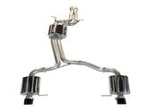 AWE Touring Edition Exhaust for 8R Q5 3.0T Dual Outlet, Diamond Black Tips - Primary