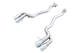 AWE Track Edition Axleback Exhaust for BMW F90 M5 - Chrome Silver Tips - Primary