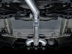 AWE Track Edition Exhaust for DE5 Integra Type-S - Triple Diamond Black Tips - Mounted