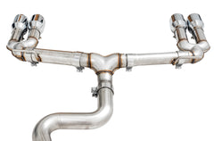 AWE Track Edition Exhaust for Audi 8V S3 - Chrome Silver Tips, 102mm - out of package