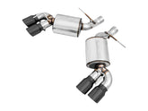 AWE Touring Edition Axle-back Exhaust for Gen6 Camaro SS / ZL1 / LT1 - Diamond Black Tips (Quad Outlet) - Primary