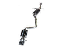 AWE Touring Edition Exhaust for B8/B8.5 A4 2.0T - Single Side, Diamond Black Tips - Primary