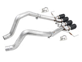 AWE Track Edition Axleback Exhaust for C7 Corvette Stingray / Z51 / Grand Sport / Z06 / ZR1 -- Diamond Black Tips (includes AWE AFM valve simulators) - Primary