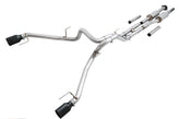 AWE 0FG Exhaust for Gen 2 Ford Raptor (Resonated Performance Cat-back) - Diamond Black 5" Tips - Primary