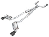 AWE Touring Edition Exhaust for Nissan Z - Diamond Black Tips - Primary