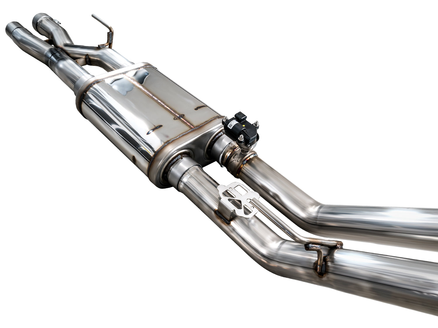 AWE SwitchPath™ Exhaust for Gen 3 Raptor - Chrome Silver Tips - out of package