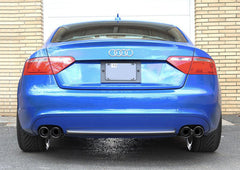 AWE Touring Edition Exhaust for B8 A5 2.0T - Quad Outlet, Diamond Black Tips - Mounted