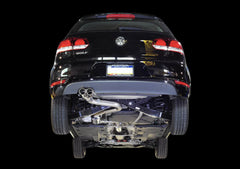 AWE Performance Cat-back Exhaust for Golf / Rabbit 2.5L - Chrome Tips - Mounted