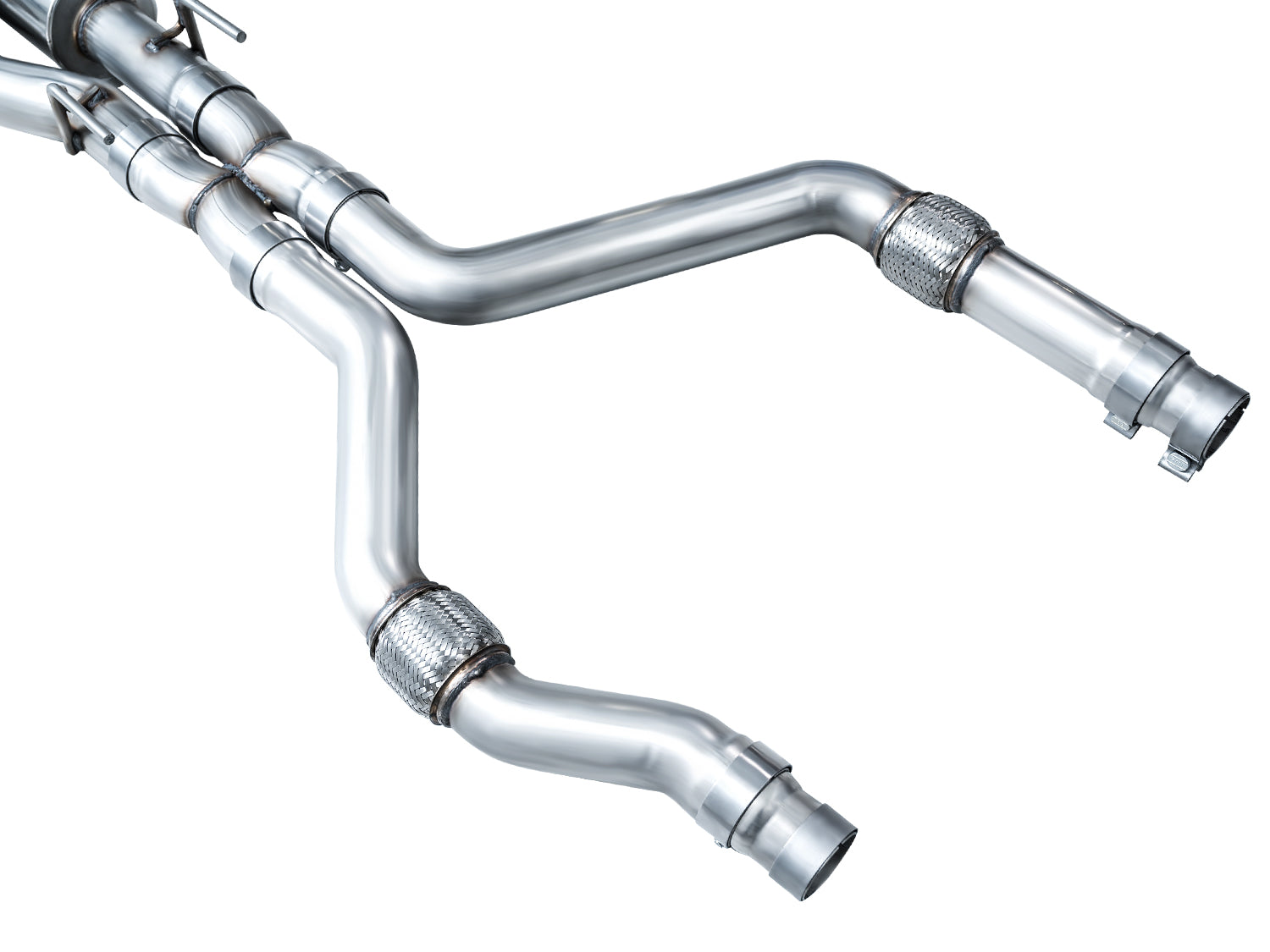 AWE Touring Edition Exhaust for Ford Explorer ST - Diamond Black Tips - out of package