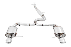 AWE Touring Edition Exhaust for VW Golf Alltrack / Sportwagen 4Motion - Chrome Silver Tips - out of package