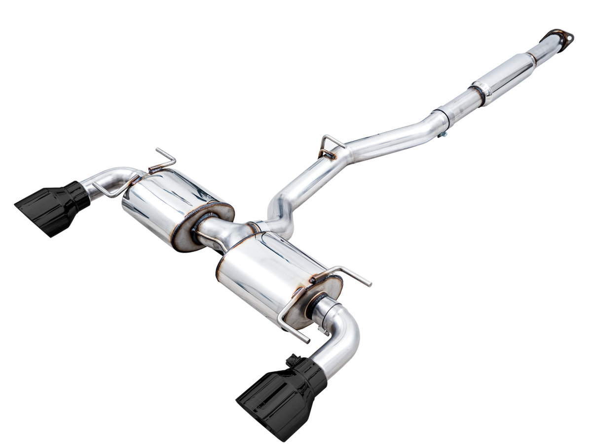 AWE Touring Edition Exhaust for Subaru BRZ / Toyota GR86 / Toyota 86 / Scion FR-S - Diamond Black Tips - Primary